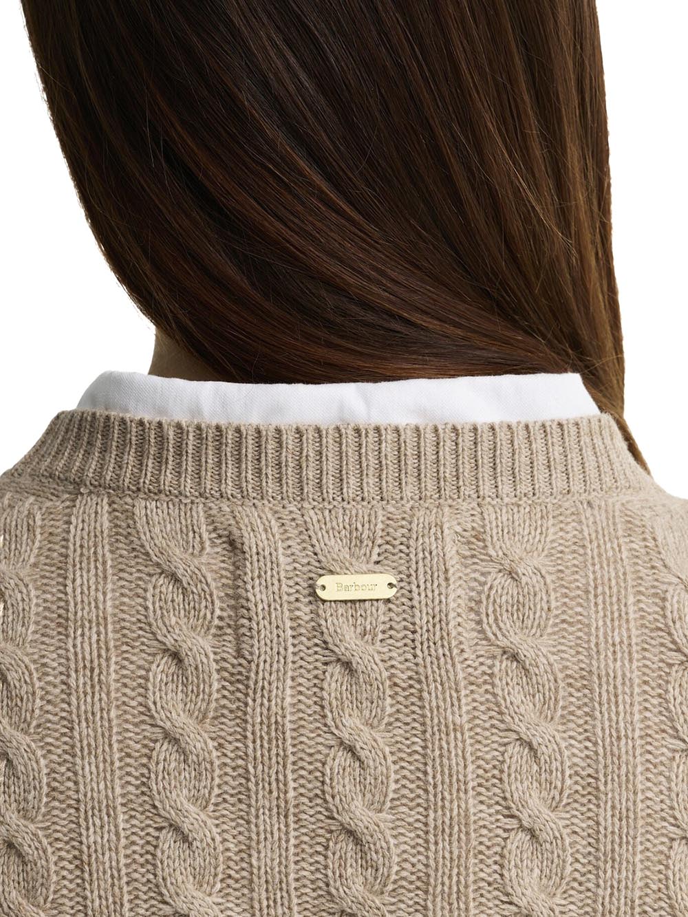 ASHDOWN KNITTED JUMPER Barbour Maglia Donna Lkn1834 Beige