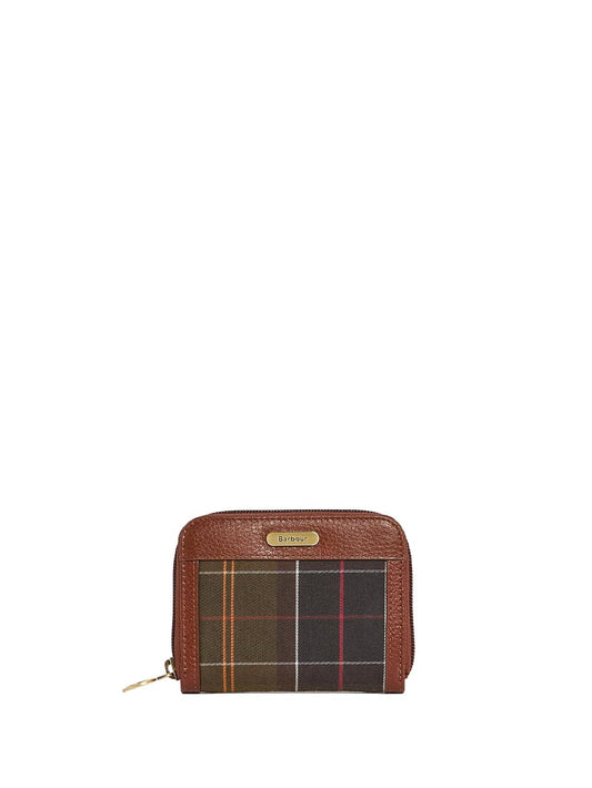 MINI DAPHNE TARTAN PURSE Barbour Portafoglio Donna Llg0040 Verde