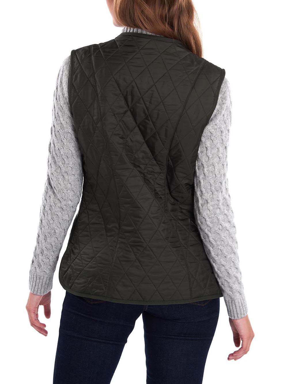FLEECE BETTY LINER Barbour Smanicato Donna Lli0003 Verde oliva