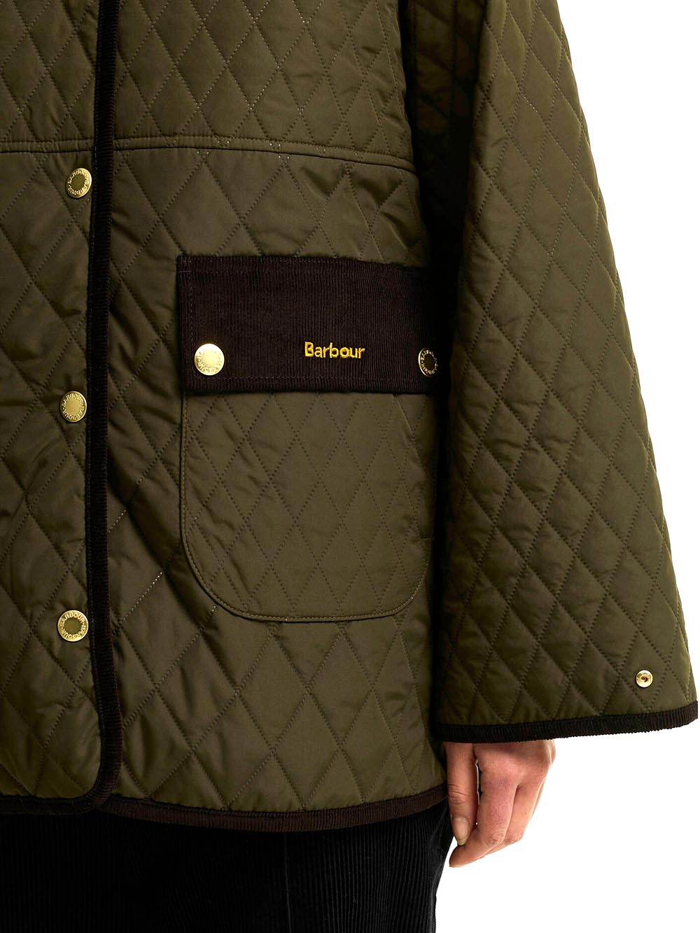 WHICKHAM QUILTED JACKET Barbour Giubbino Donna Lqu1925 Verde oliva