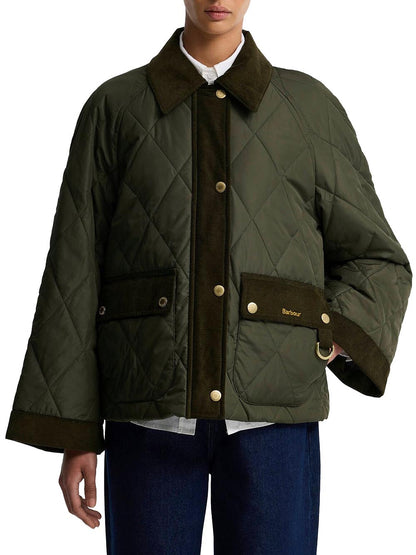 KILNWICK QUILTED JACKET Barbour Giubbino Donna Lqu1933 Verde oliva
