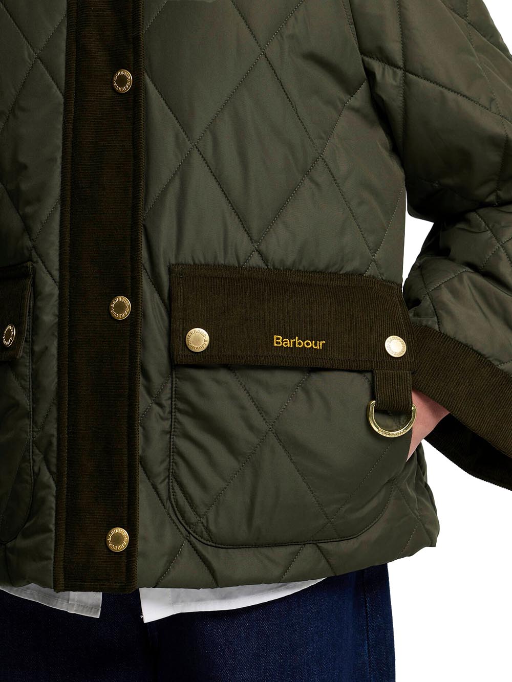 KILNWICK QUILTED JACKET Barbour Giubbino Donna Lqu1933 Verde oliva