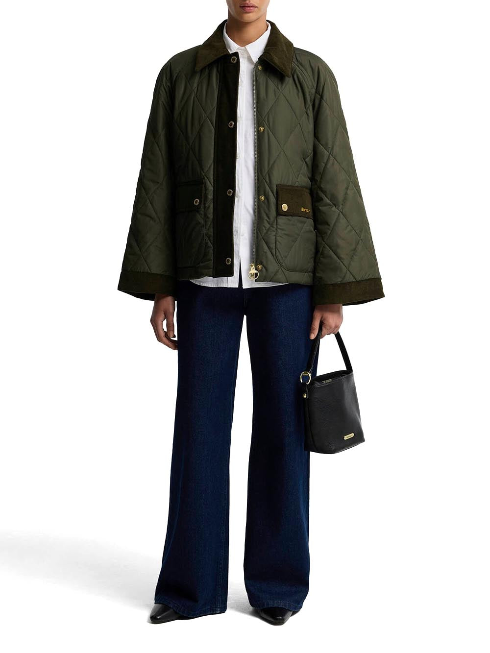 KILNWICK QUILTED JACKET Barbour Giubbino Donna Lqu1933 Verde oliva