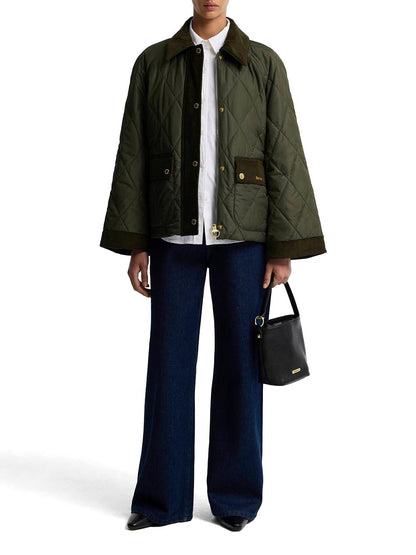 KILNWICK QUILTED JACKET Barbour Giubbino Donna Lqu1933 Verde oliva