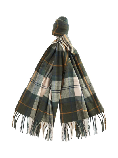 STANWAY TARTAN WRAP Barbour Sciarpa Donna Lsc0426 Verde/beige