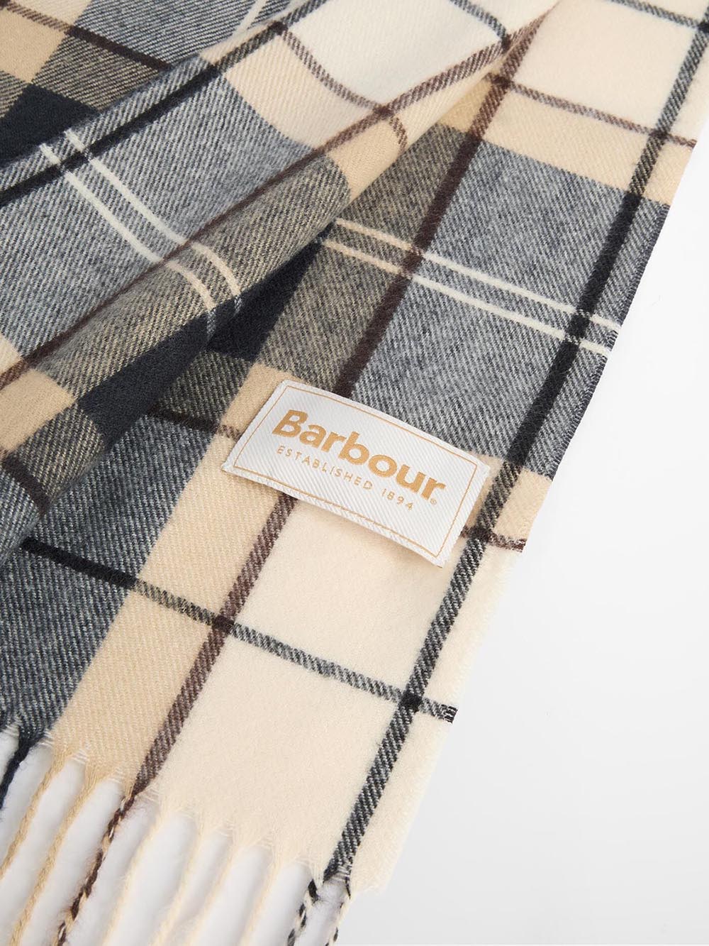 STANWAY TARTAN WRAP Barbour Sciarpa Donna Lsc0426 Beige
