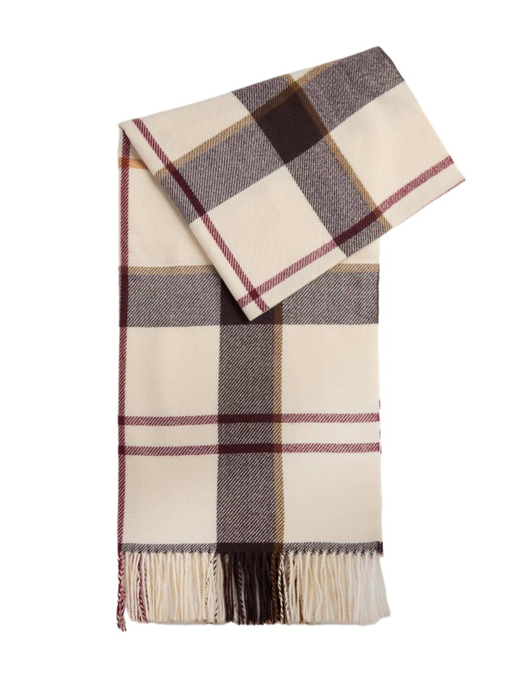 HARRIET TARTAN SCARF Barbour Sciarpa Donna Lsc0494 Panna