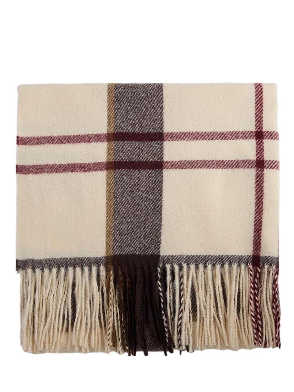 HARRIET TARTAN SCARF Barbour Sciarpa Donna Lsc0494 Panna