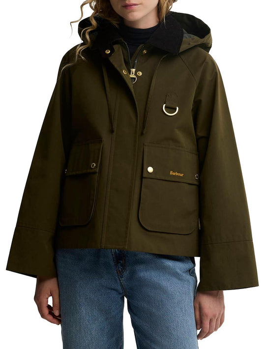 TERRINGTON SHOWERPROOF JACKET Barbour Giubbino Donna Lsp0354 Verde oliva