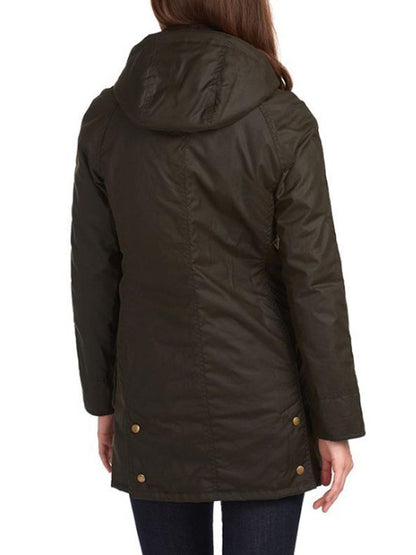 BOWER WAX JACKET Barbour Giubbino Donna Lwx0534 Verde oliva