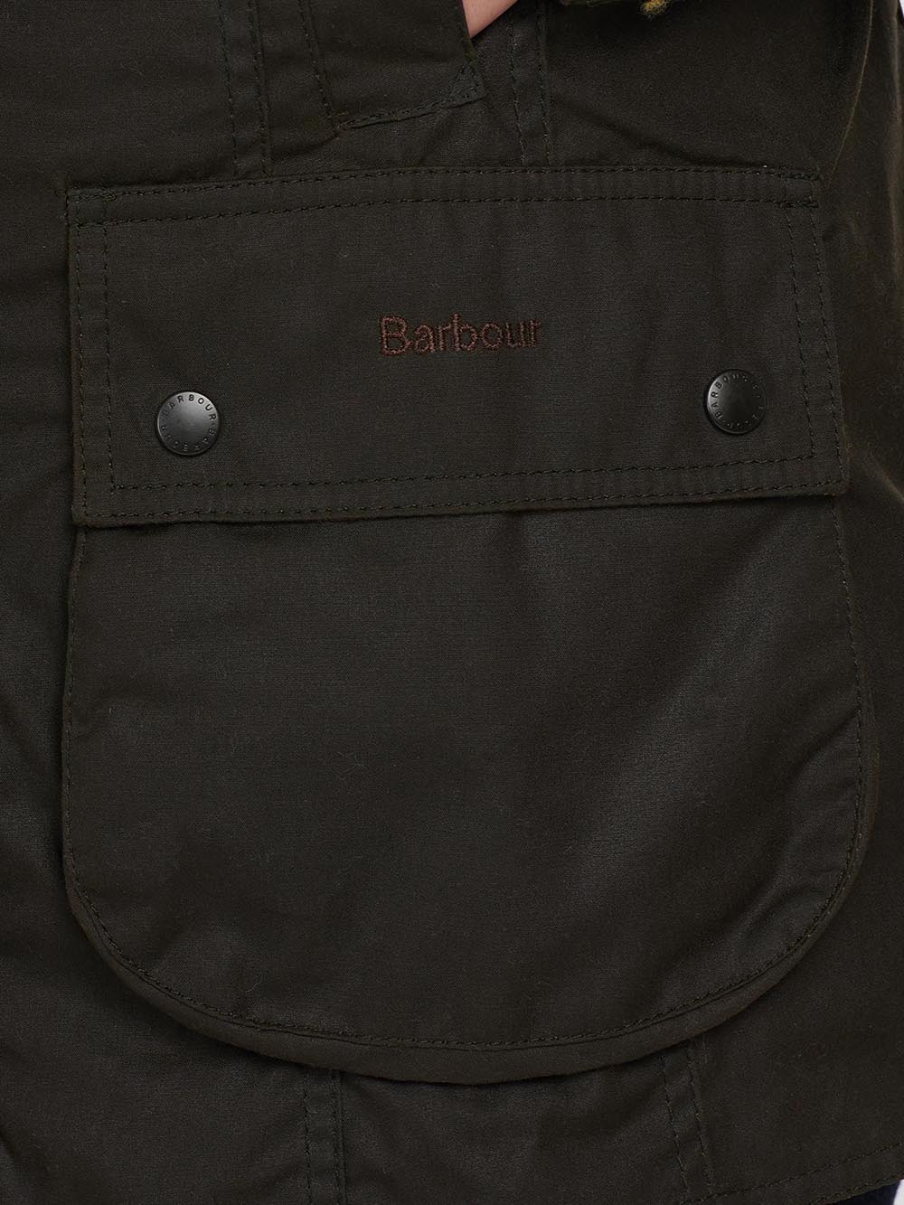 CLASSIC BEADNELL WAX JACKET Barbour Giubbino Donna Lwx0668 Verde oliva