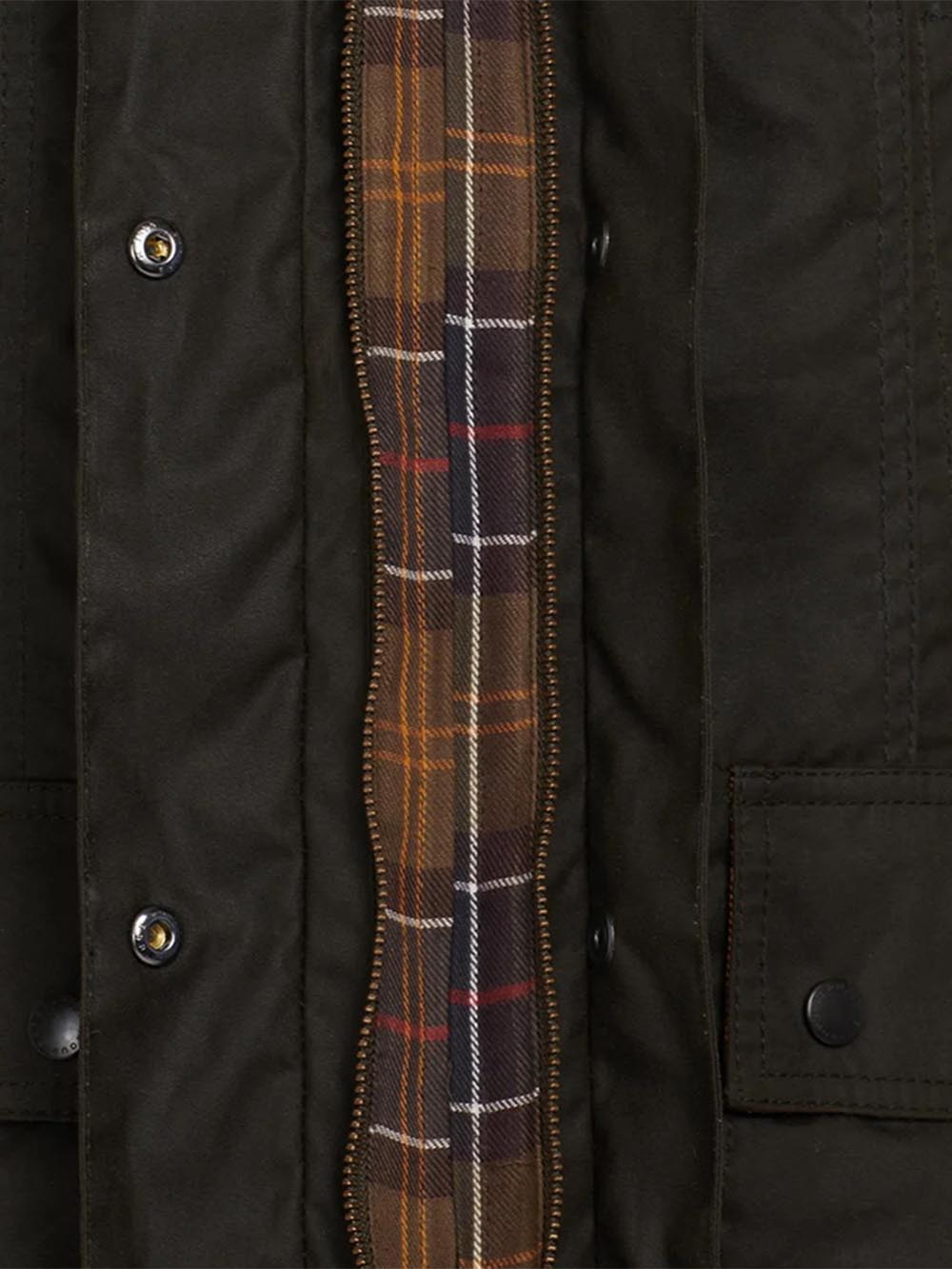 CLASSIC BEADNELL WAX JACKET Barbour Giubbino Donna Lwx0668 Verde oliva