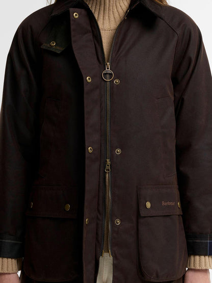 ACORN WAX JACKET Barbour Giubbino Donna Lwx0752 Marrone