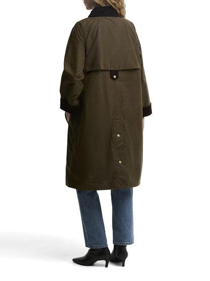 KIRKLEES WAX JACKET Barbour Giubbino Donna Lwx1570 Verde oliva