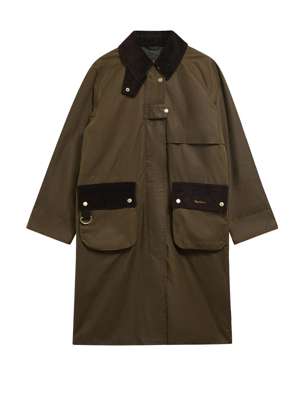 KIRKLEES WAX JACKET Barbour Giubbino Donna Lwx1570 Verde oliva