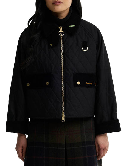 ICONS QUILTED SPEY WAX JACKET Barbour Giubbino Donna Lwx1580 Nero