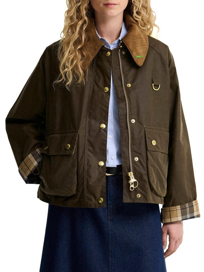 MODERN SPEY WAX JACK Barbour Giubbino Donna Lwx1595 Marrone