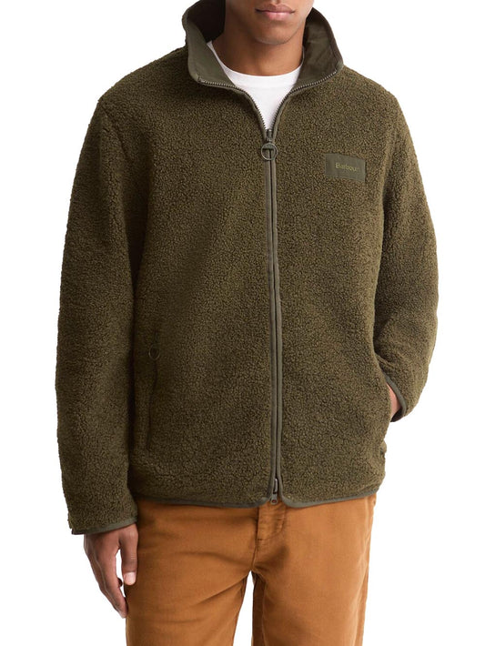 REVERSIBLE FLEECE JACKET Barbour Giubbino Uomo Mfl0195 Verde