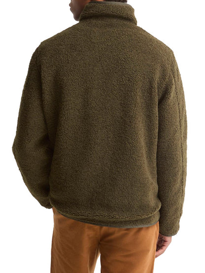 REVERSIBLE FLEECE JACKET Barbour Giubbino Uomo Mfl0195 Verde