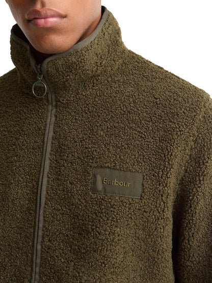 REVERSIBLE FLEECE JACKET Barbour Giubbino Uomo Mfl0195 Verde