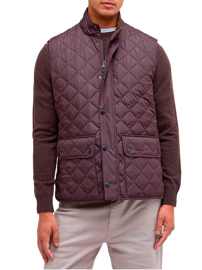 NEW LOWERDALE GILET Barbour Smanicato Uomo Mgi0245 Marrone