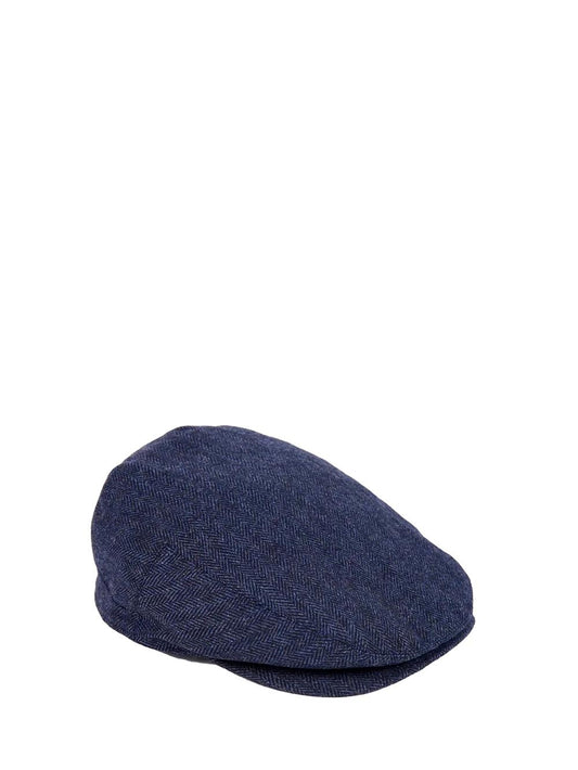 BARLOW FLAT CAP Barbour Cappello Uomo Mha0483 Blu