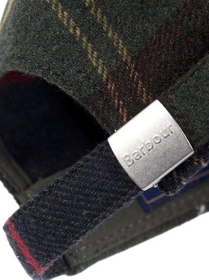 GALINGALE TARTAN SPORTS CAP Barbour Cappello Uomo Mha0553 Verde