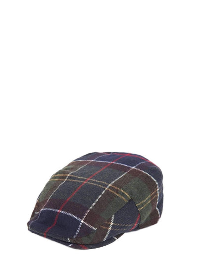 GALLINGALE TARTAN FLAT CAP Barbour Cappello Uomo Mha0558 Verde