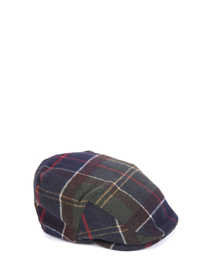 GALLINGALE TARTAN FLAT CAP Barbour Cappello Uomo Mha0558 Verde