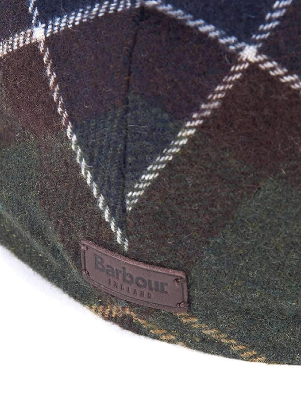 GALLINGALE TARTAN FLAT CAP Barbour Cappello Uomo Mha0558 Verde