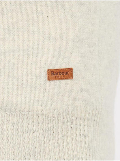 ESSENTIAL PATCH HALF ZIP Barbour Maglia Uomo Mkn0585 Grigio chiaro