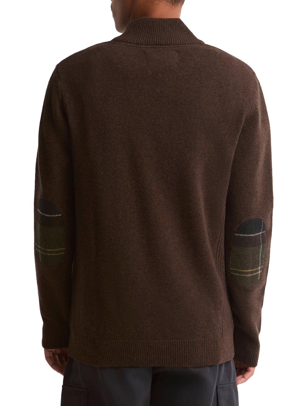 HOLDEN HALF ZIP Barbour Maglia Uomo Mkn0837 Marrone scuro
