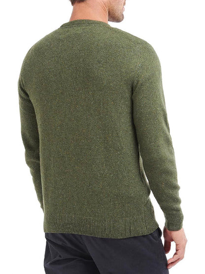 ESSENTIAL TISBURY CREW Barbour Maglia Uomo Mkn0844 Verde foresta