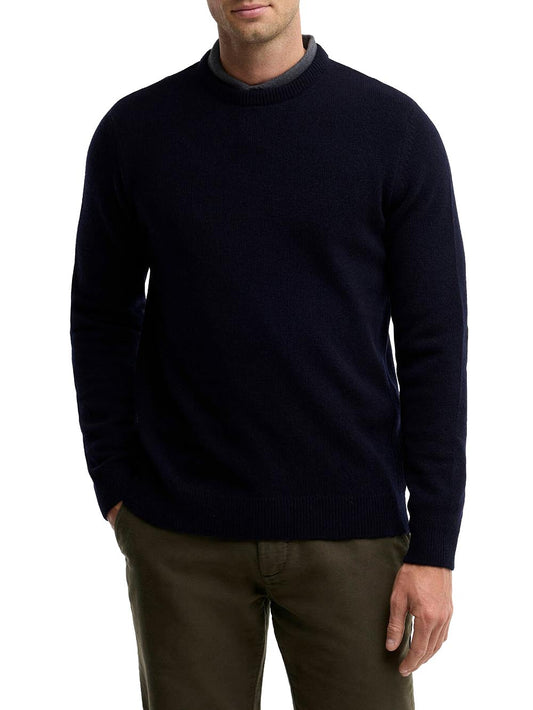 HOLDEN CREW NECK SWEATER Barbour Maglia Uomo Mkn1576 Blu