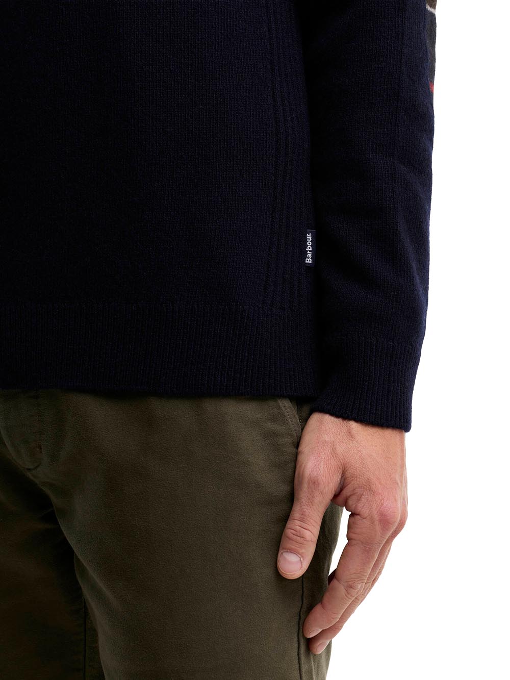 HOLDEN CREW NECK SWEATER Barbour Maglia Uomo Mkn1576 Blu