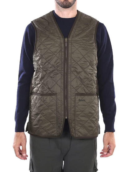 POLARQUILT WAISTCOAT ZIP LINER Barbour Smanicato Uomo Mli0002 Verde