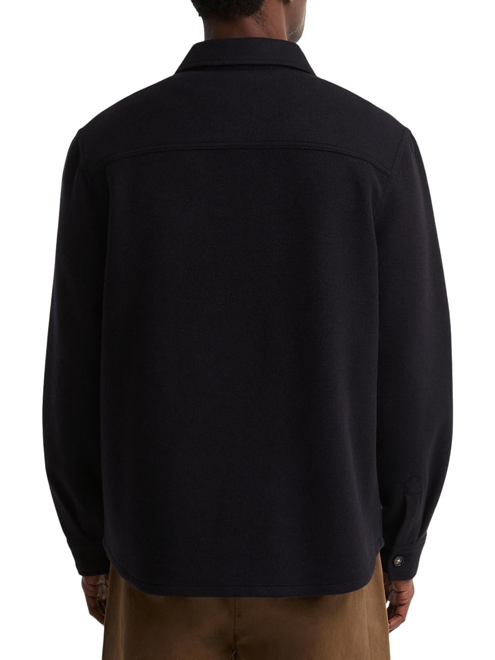 MARLTOWN TAIL WOOL BLEND OVSRT Barbour Camicia Uomo Mos0510 Blu