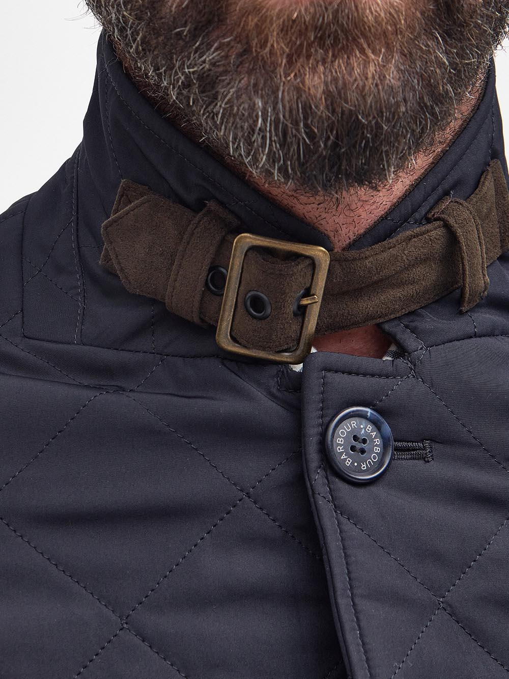 QUILTED LUTZ Barbour Giubbino Uomo Mqu0508 Blu