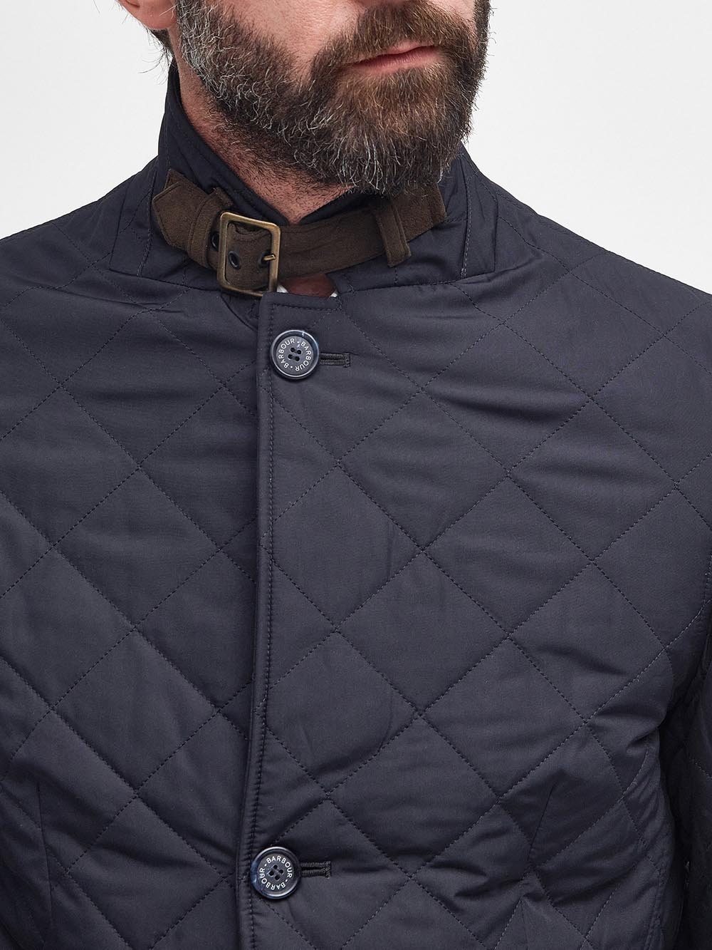QUILTED LUTZ Barbour Giubbino Uomo Mqu0508 Blu