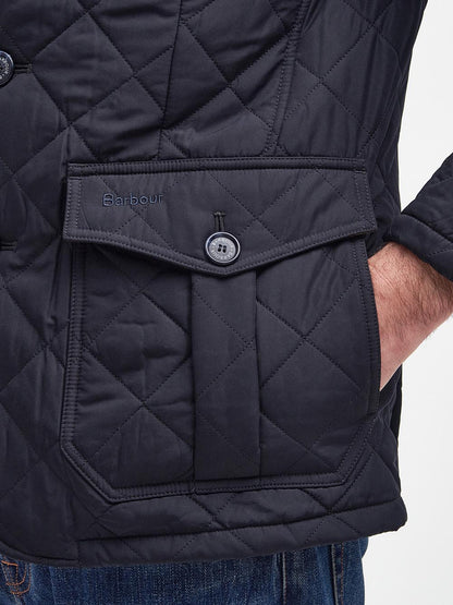 QUILTED LUTZ Barbour Giubbino Uomo Mqu0508 Blu
