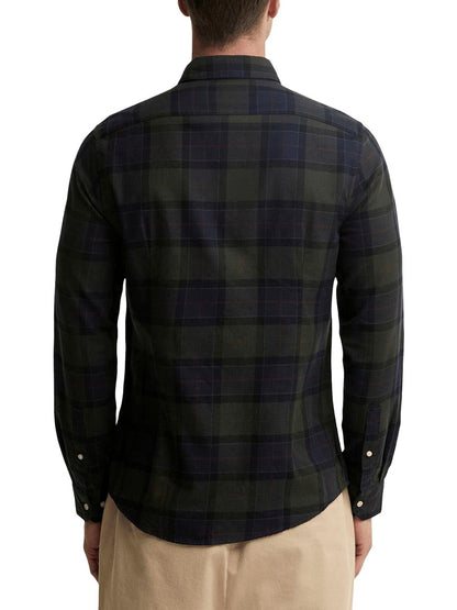 FORTROSE TAILORED SHIRT Barbour Camicia Uomo Msh4991 Verde