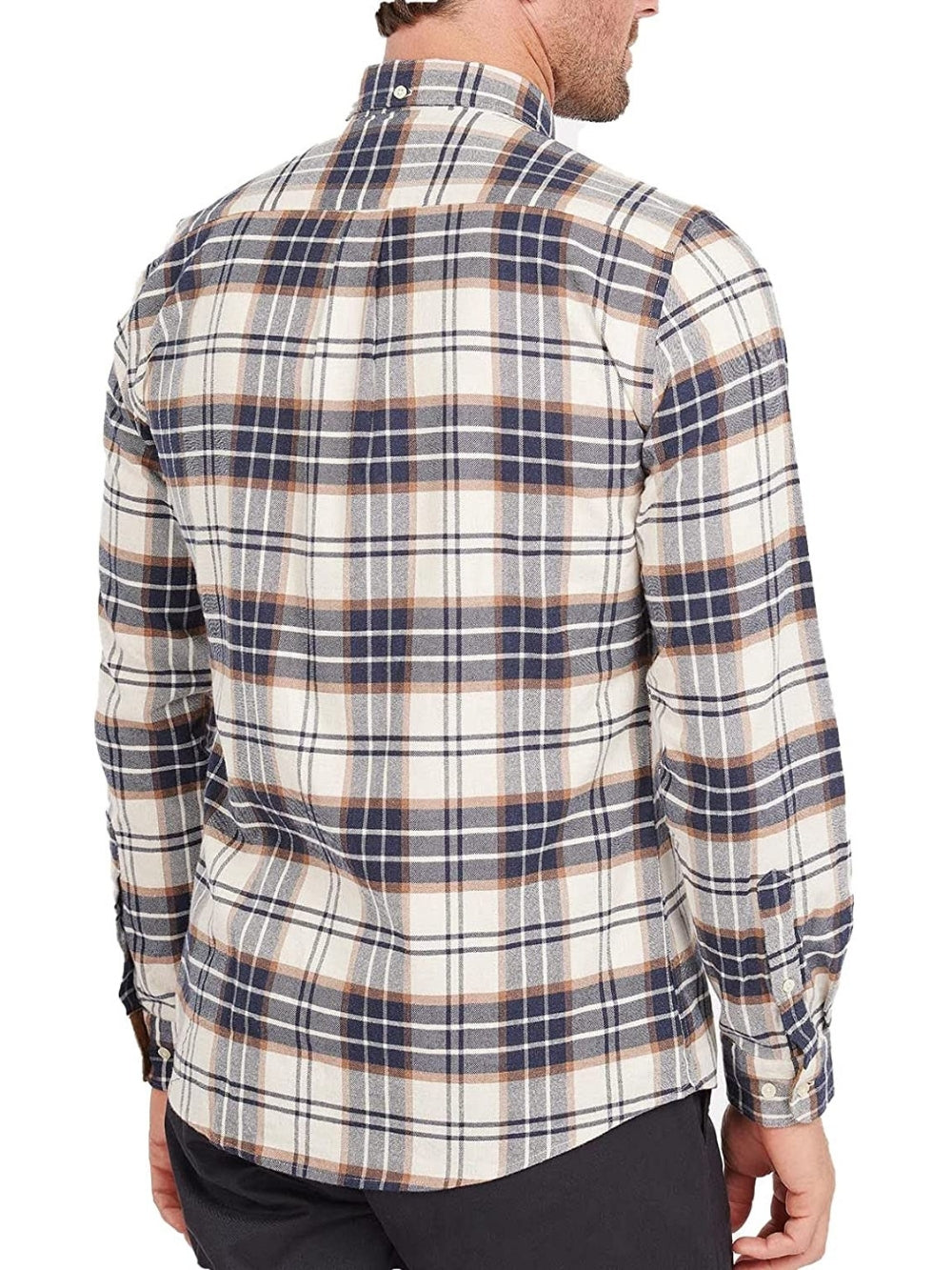 PORTDOWN TAILORED SHIRT Barbour Camicia Uomo Msh5035 Beige/blu