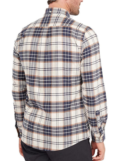 PORTDOWN TAILORED SHIRT Barbour Camicia Uomo Msh5035 Beige/blu