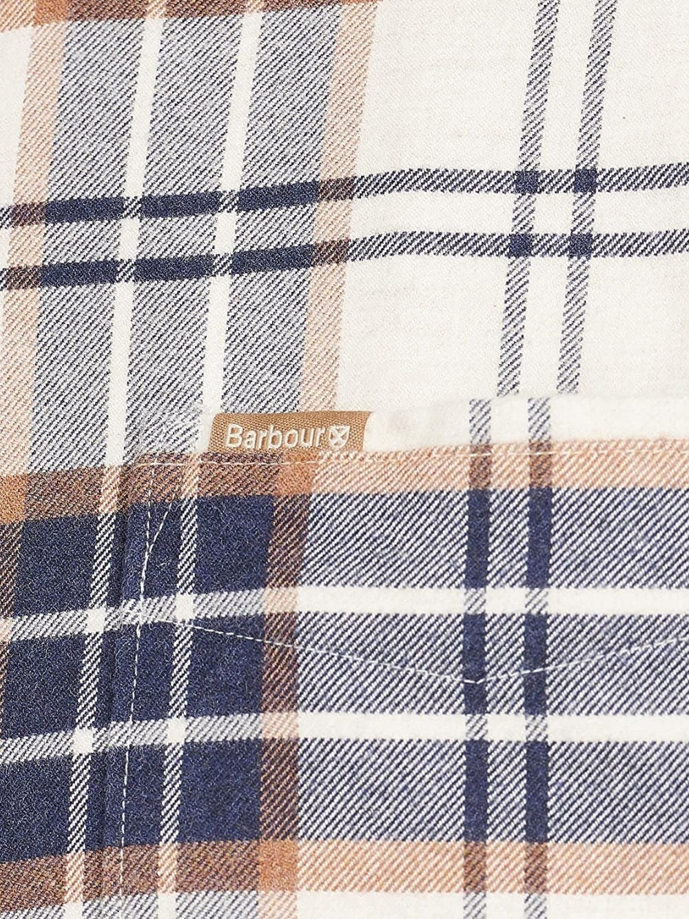 PORTDOWN TAILORED SHIRT Barbour Camicia Uomo Msh5035 Beige/blu
