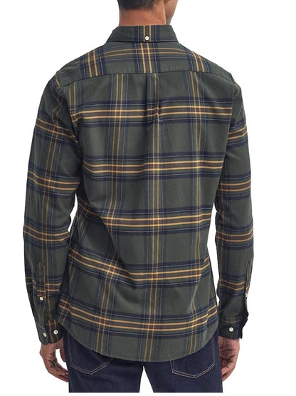 PORTDOWN TAILORED SHIRT Barbour Camicia Uomo Msh5035 Verde oliva