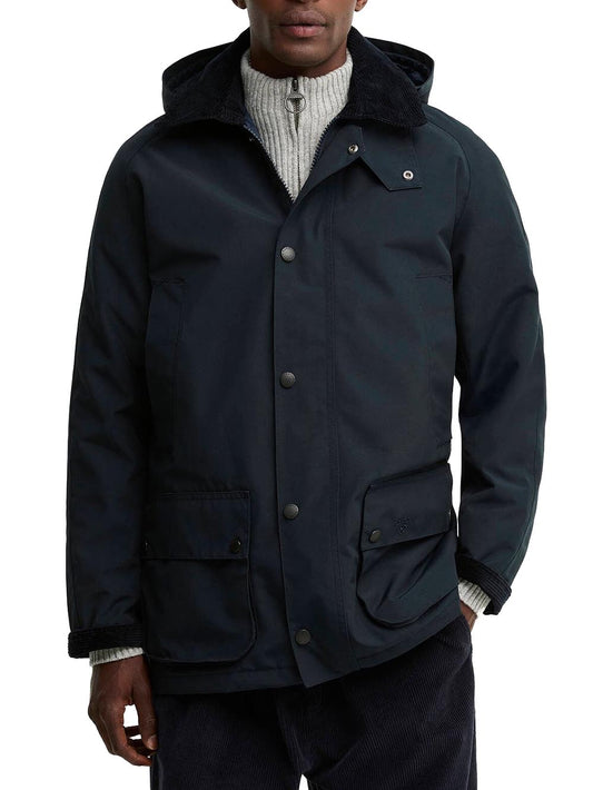 WINTER ASHBY JACKET Barbour Giubbino Uomo Mwb1001 Blu