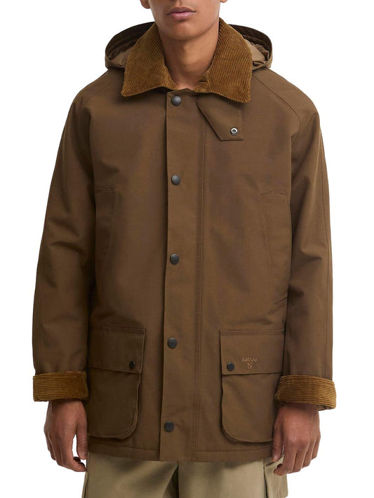 WINTER ASHBY JACKET Barbour Giubbino Uomo Mwb1001 Marrone