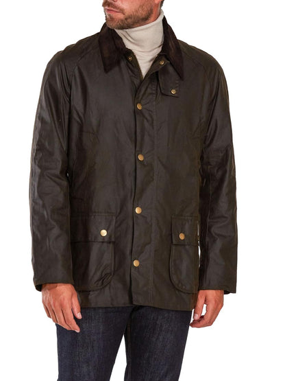 ASHBY WAX JACKET Barbour Giubbino Uomo Mwx0339 Verde oliva
