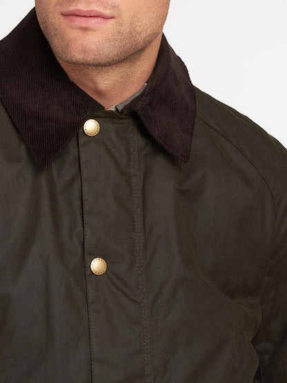 ASHBY WAX JACKET Barbour Giubbino Uomo Mwx0339 Verde oliva