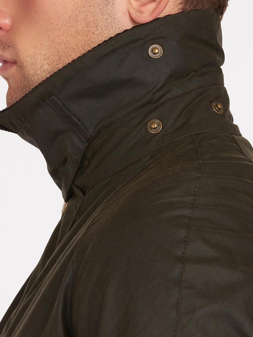 ASHBY WAX JACKET Barbour Giubbino Uomo Mwx0339 Verde oliva